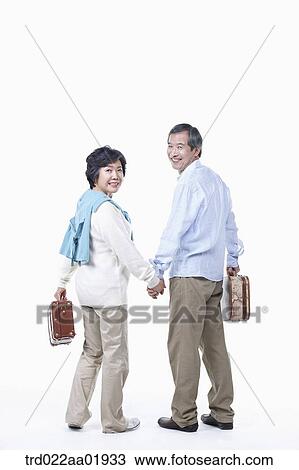 An old couple going on travel together View Large Photo Image Stock Image - An old couple going on travel together. Fotosearch