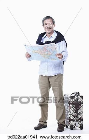 An old man going on travel View Large Photo Image Stock Image - An old man going on travel . Fotosearch