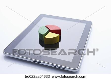Pie graph on the tablet PC View Large Photo Image Stock Image - Pie graph on the tablet PC. Fotosearch