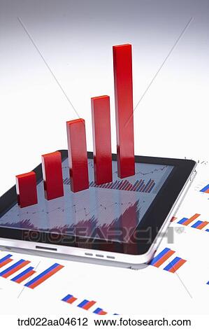 Tablet PC and chart View Large Photo Image Stock Image - Tablet PC and chart . Fotosearch