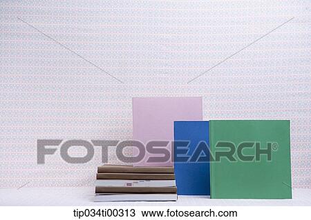 The colorful book and note View Large Photo Image Stock Image - The colorful book and note. Fotosearch