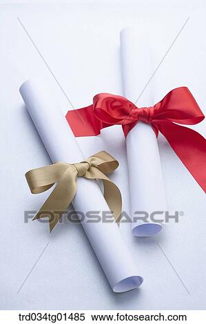 The diploma with gold and red ribbon View Large Photo Image Stock Photography - The diploma with gold and red ribbon . Fotosearch