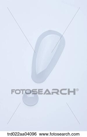 The exclamation mark shaped water drop View Large Photo Image Stock Photograph - The exclamation mark shaped water drop . Fotosearch