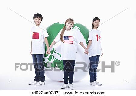 The global students holding hands together View Large Photo Image Stock Image - The global students holding hands together. Fotosearch