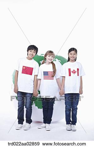 The global students holding hands together View Large Photo Image Stock Photo - The global students holding hands together. Fotosearch
