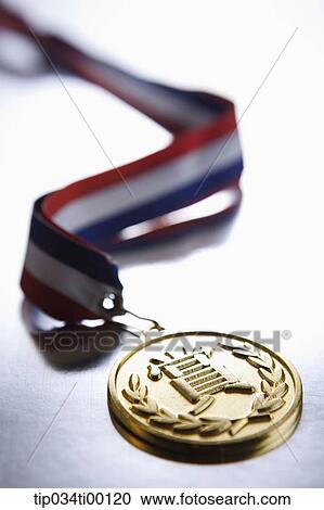 The golden prize medal View Large Photo Image Stock Image - The golden prize medal. Fotosearch