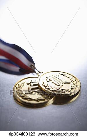 The golden prize medal View Large Photo Image Stock Image - The golden prize medal. Fotosearch