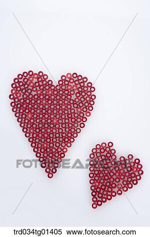 The heart made of red beads View Large Photo Image Stock Photography - The heart made of red beads. Fotosearch