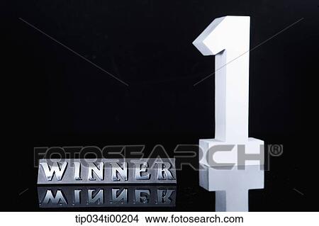 The 'WINNER' and number one View Large Photo Image Picture - The 'WINNER' and number one. Fotosearch