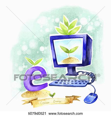 A illustration of internet in computer View Large Illustration Clip Art - A illustration of internet in computer. Fotosearch