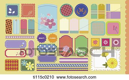 A Name Design With A Concept Of Flowers Clipart Ti115c0210 Fotosearch