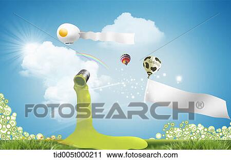 banner design for celebrating a memorial day with balloons in the air View Large Illustration Clip Art - banner design for celebrating a memorial day with balloons in the air. Fotosearch