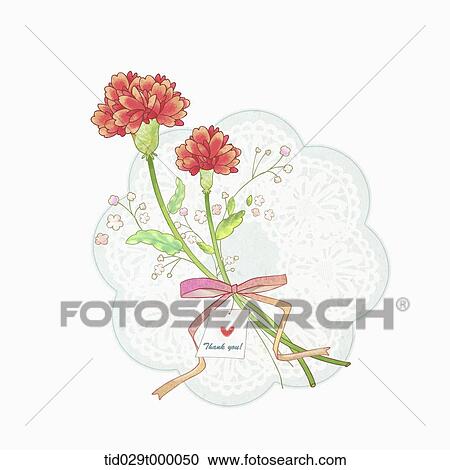 carnation background View Large Illustration Clipart - carnation background. Fotosearch