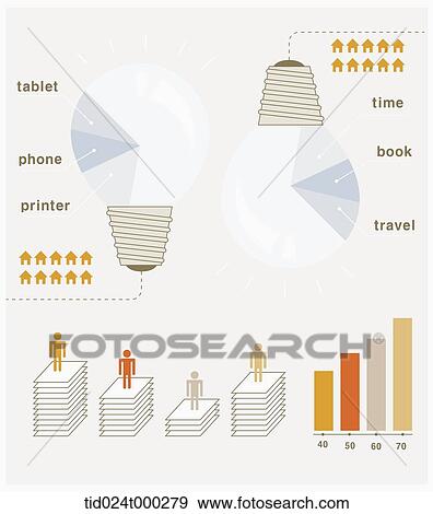 charts indicating data View Large Illustration Stock Illustration - charts indicating data. Fotosearch