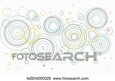 colorful and circle pattern View Large Illustration Stock Illustration - colorful and circle pattern . Fotosearch