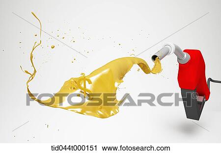 golden oil View Large Illustration Clip Art - golden oil . Fotosearch