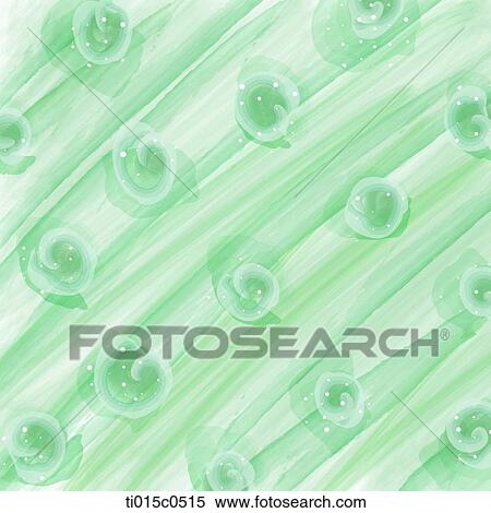 green paints with rose shapes on top View Large Illustration Stock Illustration - green paints with rose shapes on top. Fotosearch
