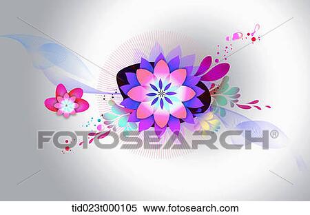 illustration of flowers View Large Illustration Stock Illustration - illustration of flowers. Fotosearch
