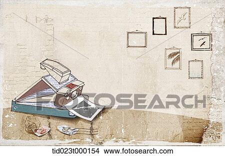 Stock Illustration - photo printer background. Fotosearch