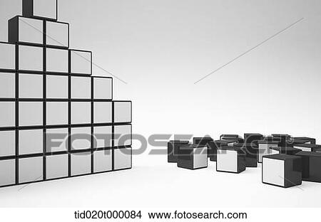 space of cubes View Large Illustration Stock Illustration - space of cubes . Fotosearch