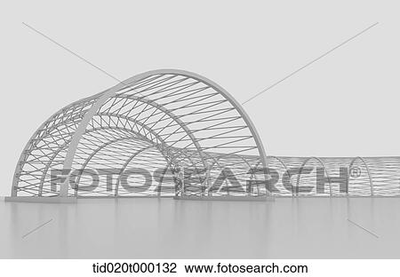 Drawing - space with geometric pattern. Fotosearch