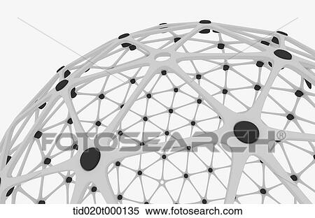 Stock Illustration - space with geometric pattern. Fotosearch