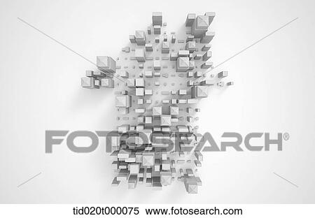 top view of mockup of skyscrapers View Large Illustration Stock Illustration - top view of mockup of skyscrapers . Fotosearch