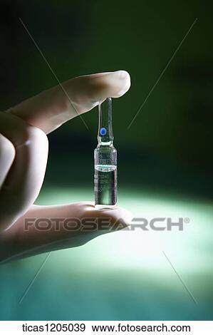 Stock Photo - A picture of a medical ampoule. Fotosearch