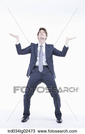 businessman giving a support with his arms View Large Photo Image Stock Image - businessman giving a support with his arms. Fotosearch