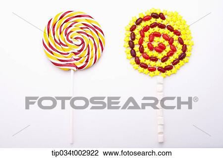jelly beans and lollipop View Large Photo Image Stock Image - jelly beans and lollipop. Fotosearch