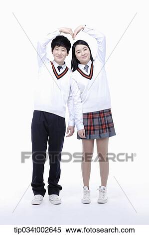 students making a heart with their arms View Large Photo Image Stock Photography - students making a heart with their arms. Fotosearch