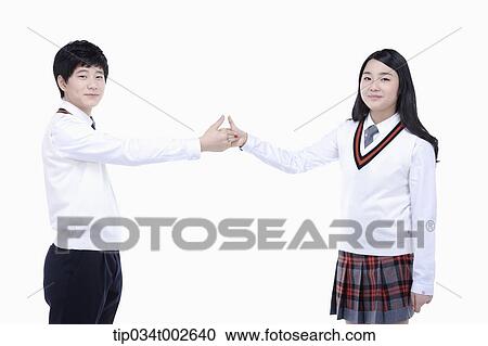 students pinkie-swearing each other View Large Photo Image Stock Image - students pinkie-swearing each other. Fotosearch