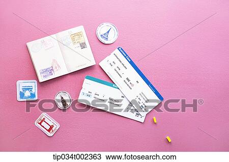 Stock Image - traveling items . Fotosearch
