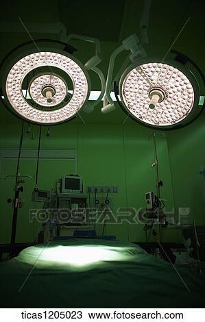 Two bright surgery lights on top of surgery bed View Large Photo Image Stock Image - Two bright surgery lights on top of surgery bed. Fotosearch