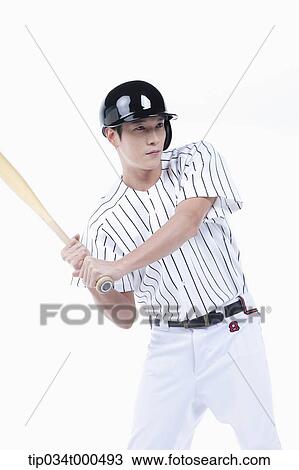 A baseball player swing the bat View Large Photo Image Stock Image - A baseball player swing the bat. Fotosearch