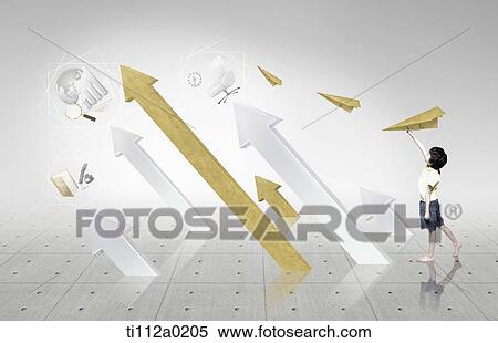 A boy and rising global education View Large Photo Image Stock Photography - A boy and rising global education . Fotosearch