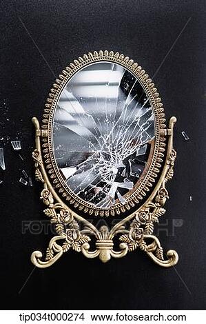 A broken mirror Picture | tip034t000274 | Fotosearch