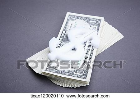 A Dollar mark on the bill View Large Photo Image Stock Image - A Dollar mark on the bill . Fotosearch