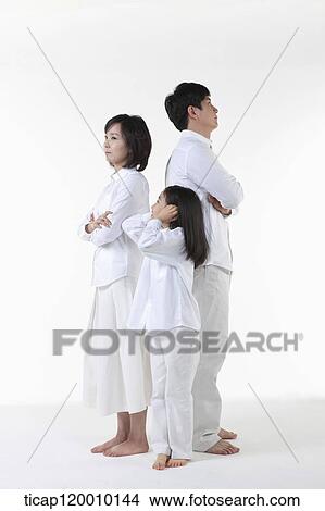 Picture - A family having argument. Fotosearch