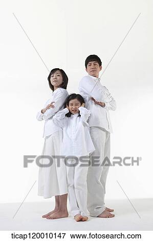 Stock Photo - A family having argument. Fotosearch