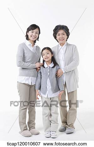A family in white shirt View Large Photo Image Stock Photo - A family in white shirt. Fotosearch