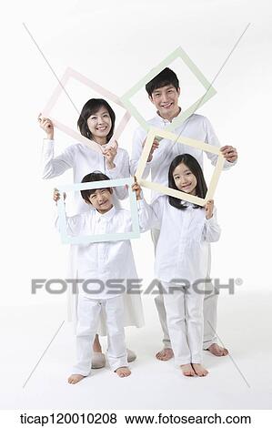 A family with colorful frames View Large Photo Image Stock Photo - A family with colorful frames . Fotosearch