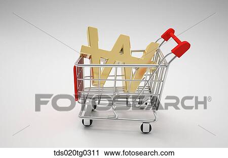 A gold won mark in a chart View Large Photo Image Stock Image - A gold won mark in a chart. Fotosearch