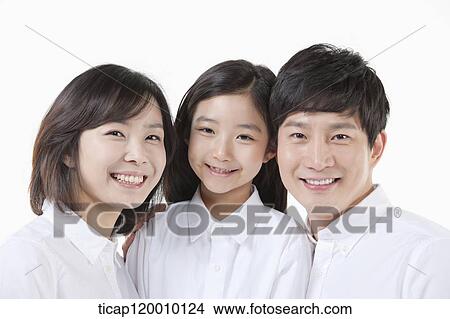 Picture - A happy family . Fotosearch