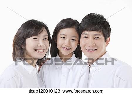 Stock Image - A happy family . Fotosearch