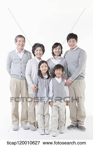 Stock Photo - A happy family . Fotosearch