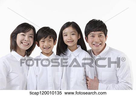 Stock Photography - A happy family . Fotosearch