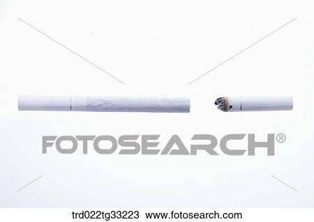A long cigarette and a short cigarettes View Large Photo Image Stock Image - A long cigarette and a short cigarettes. Fotosearch