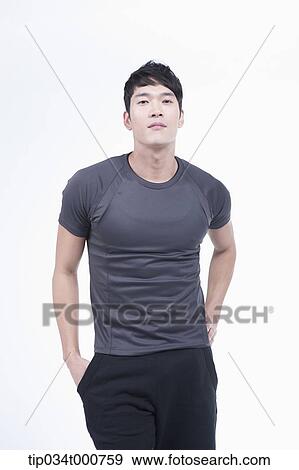A man in sport wear View Large Photo Image Stock Photo - A man in sport wear. Fotosearch