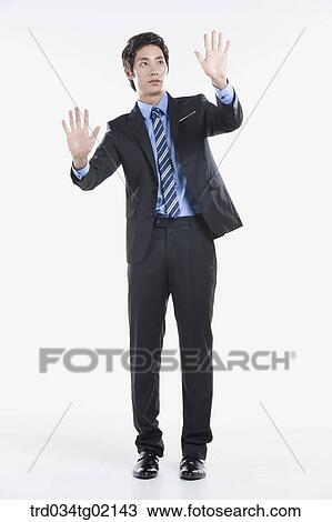 A man touching something with his finger View Large Photo Image Stock Image - A man touching something with his finger. Fotosearch